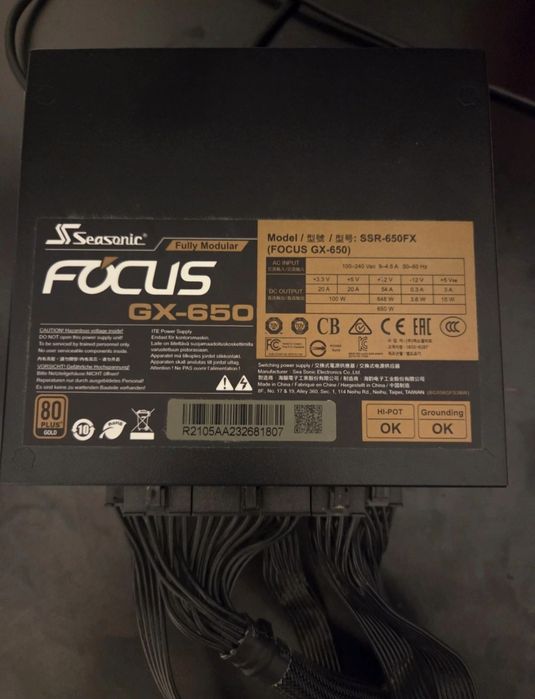 Sursă Seasonic Focus GX-650