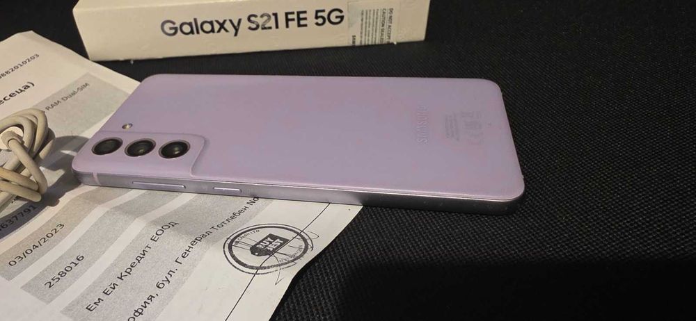 Samsung Galaxy S21 FE 5G 6GB RAM 128GB-Без Забележки!-Пълен комплект!