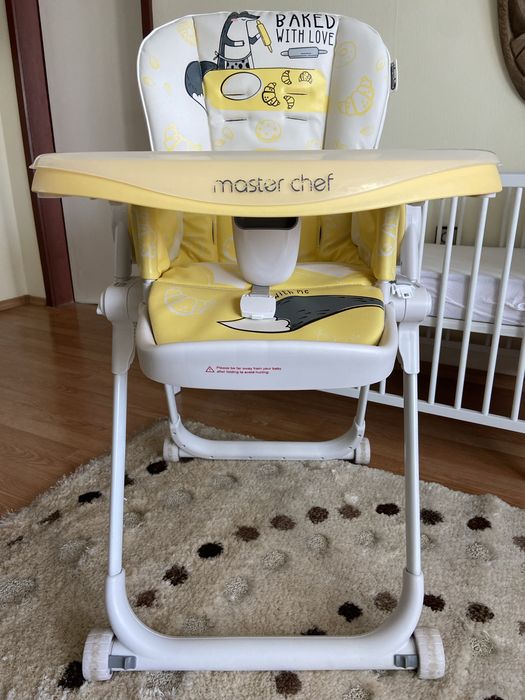 Chipolino детско столче за хранене Master Chef citrusт