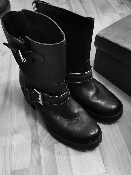 Ghete /botine Ravalle piele, mărime 37
