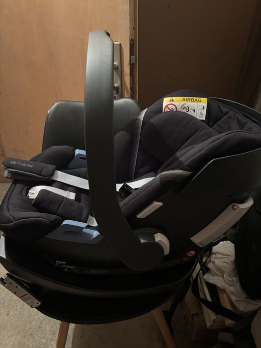 Cybex Aton 5 Isofix база+адаптори за количка