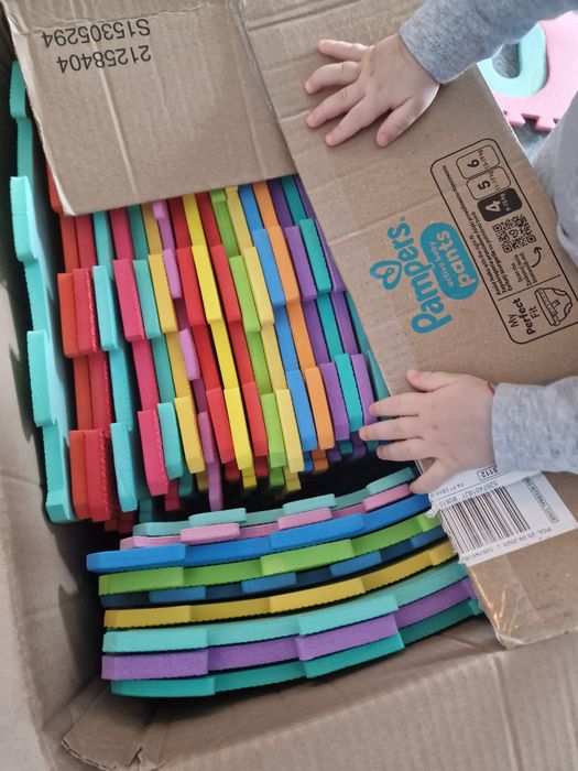 Covor puzzle din spumă