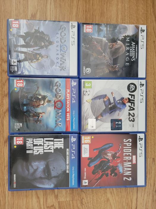 Playstation 5 / incarcator manete / 6 jocuri