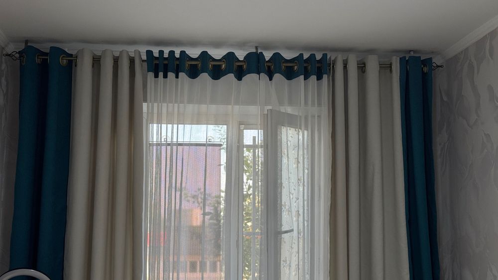 Комнатные вещи тюль гардинымен