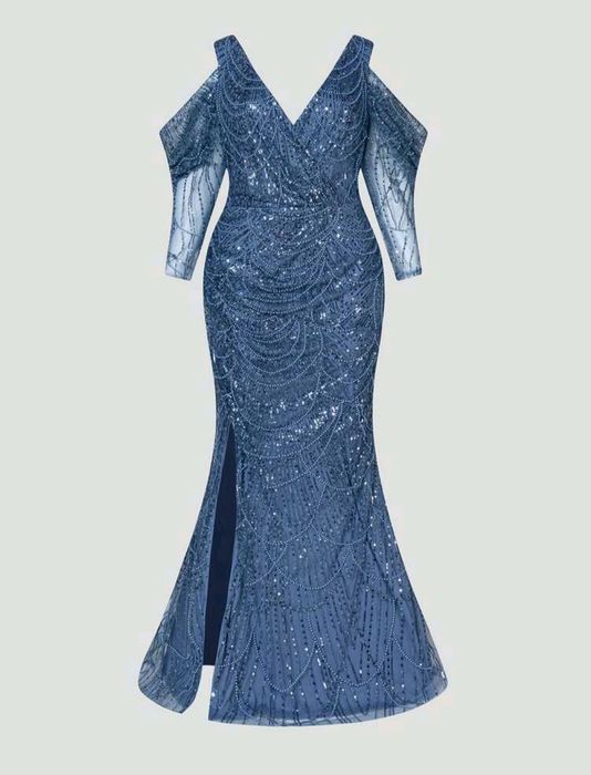Rochie de nașă - tip bijuterie