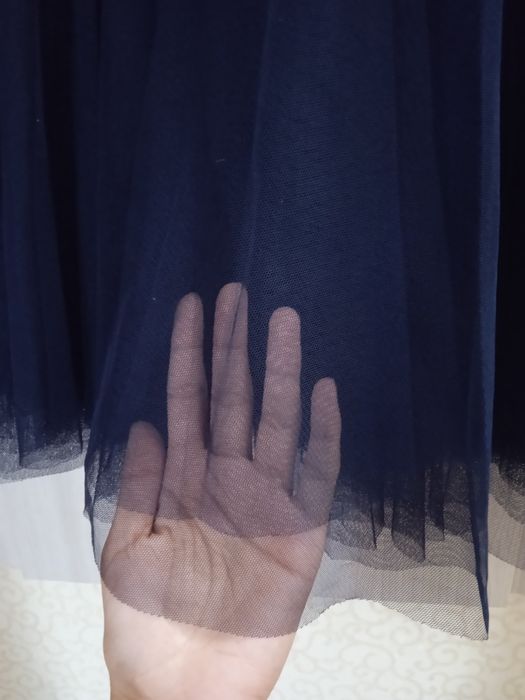 Юбка патчи удлиненная на резинке