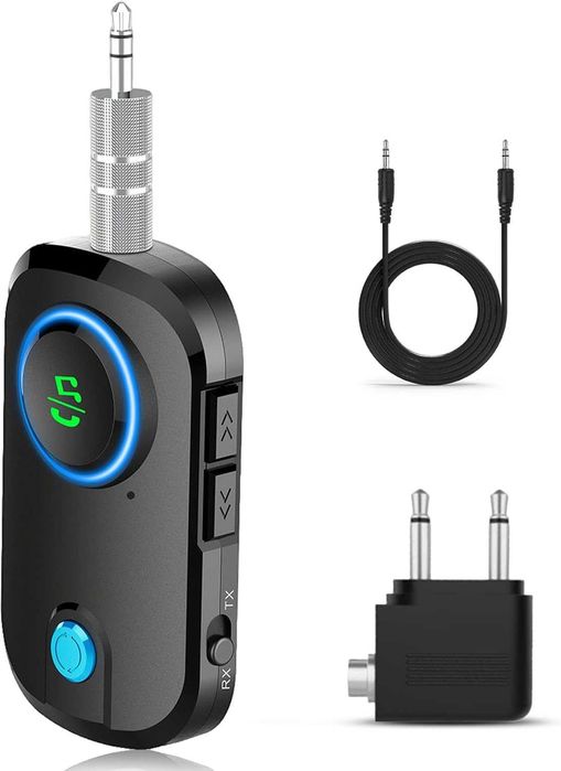 Bluetooth 5.3 жак за предавател, 2 в 1 Airfly Bluetooth