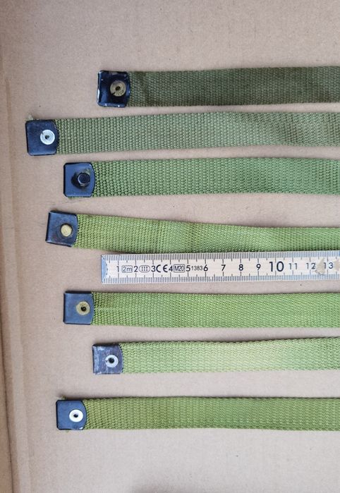 Curelușe militare, ciorchinari material textil