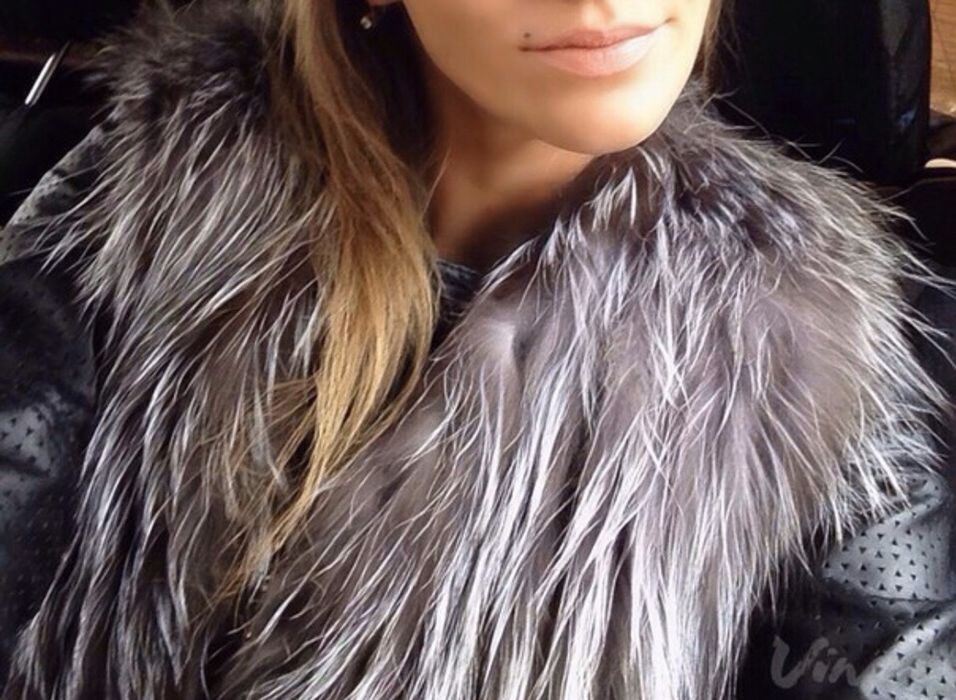 Желетка чернобурка Новая