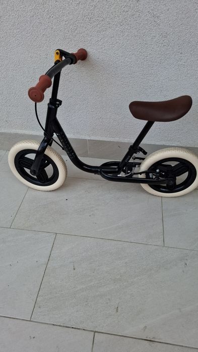 Bicicletă fără pedale Runride 500 10'' negru-bej