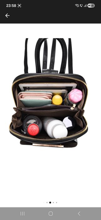 Poșetă / Rucsac damă negru – Elegant și Încăpător (Stare excelentă)