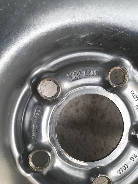 Roata Jeanta Rezerva Slim Subțire R19 5×112 Audi A5 A6 A7 A8 A4 Q3 Q4