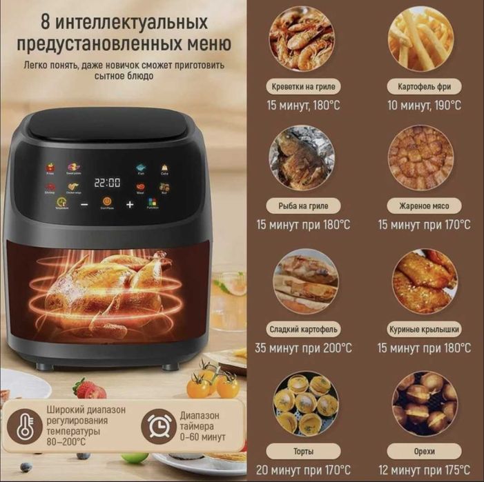 Новый Аэрогриль  8L