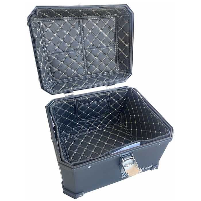 Куфар за мотоциклет Automat, 45L, Водо и удароустойчив, Черен