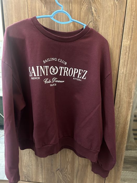 Свитшот бордовый