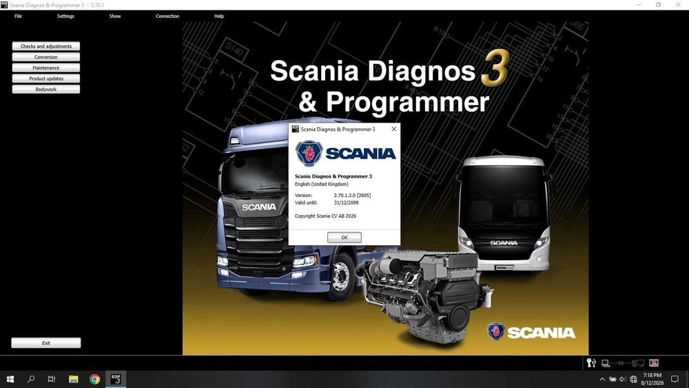 SSD 256Gb Scania SDP-3 v2.70.1. & XCOM v2.54 & Multi v05.2025 & BNS II