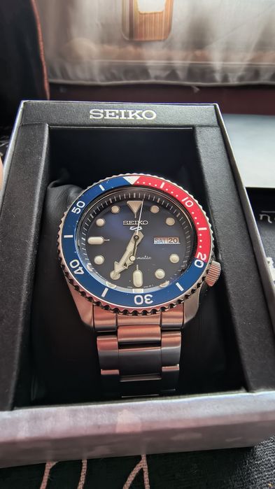 Seiko 5 sport pepsi automatic srpd53 4r36-07g0 часовник