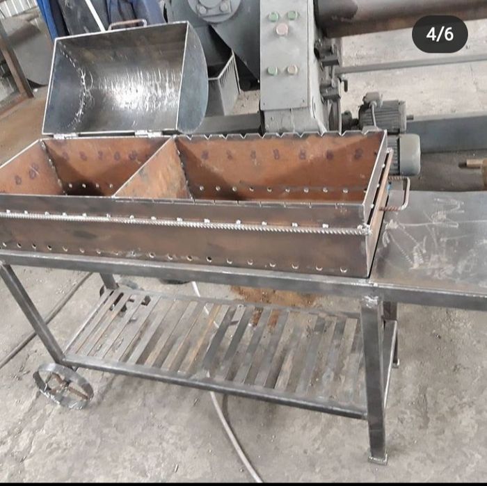 Мангал 1500мм*350мм*Н800мм.