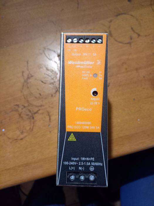 Sursa profesionala 24v 5A Weidmuler