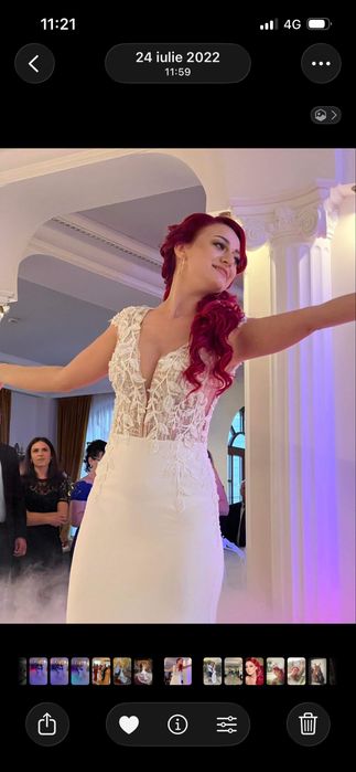 Rochie de mireasa M superba