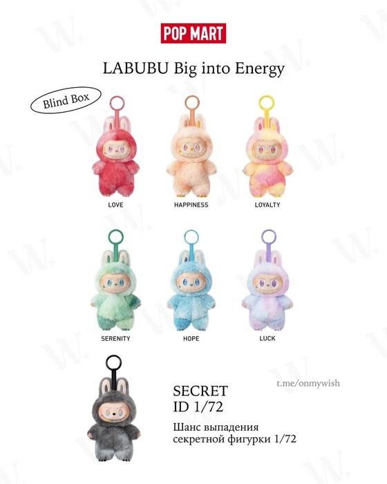 Labubu Original 100%, ТОЛЬКО У НАС С ПОП МАРТ