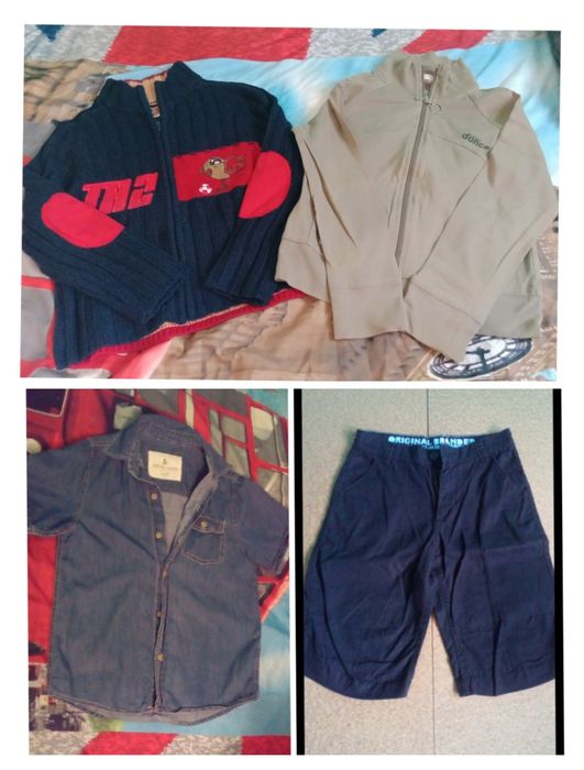 Vand lot haine baieti aprox. 7-10 ani