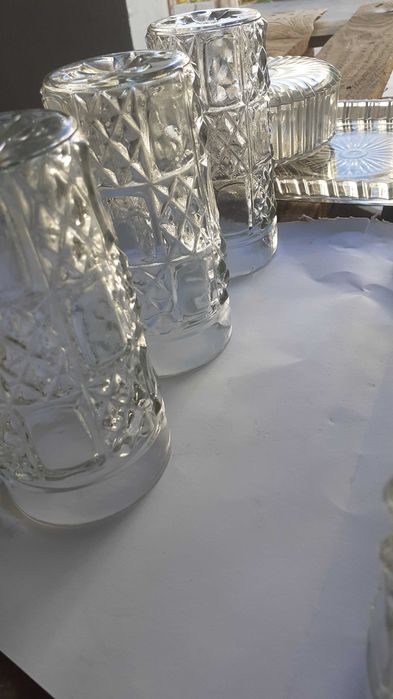 Лот стъклени  предмети