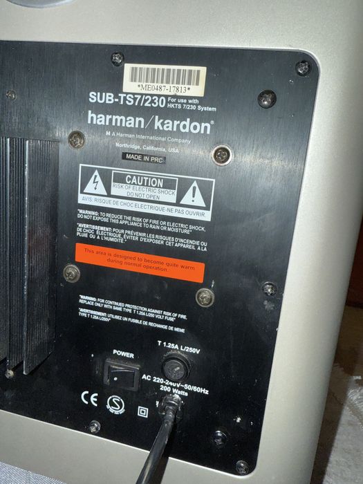 Като нов Harman Kardon SUB-TS7BQ 10”
