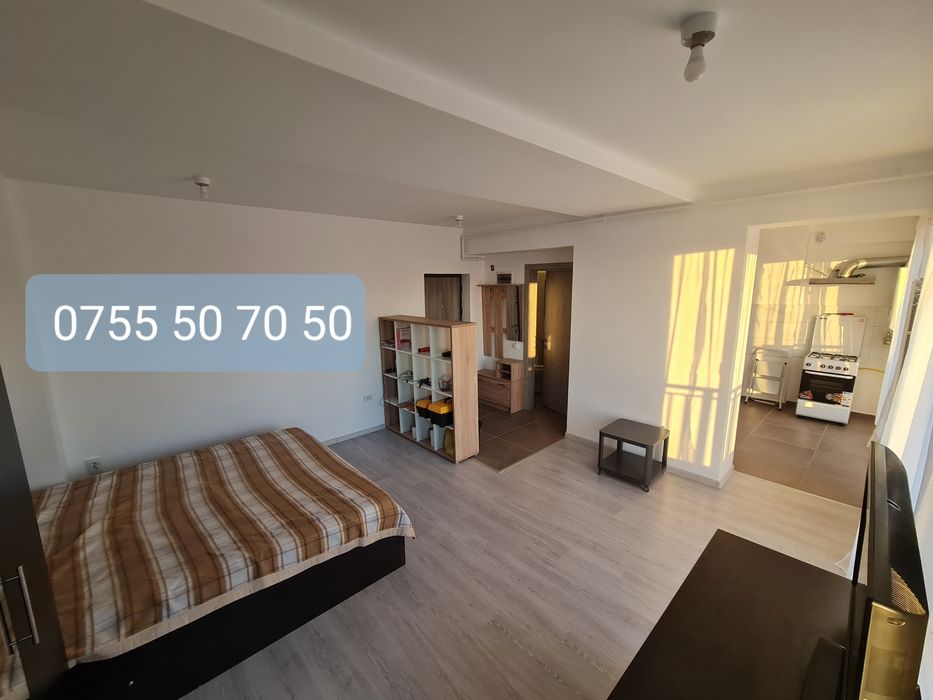 Inchiriez garsoniera mare studio, mobilata utilata loc parcare Pallady