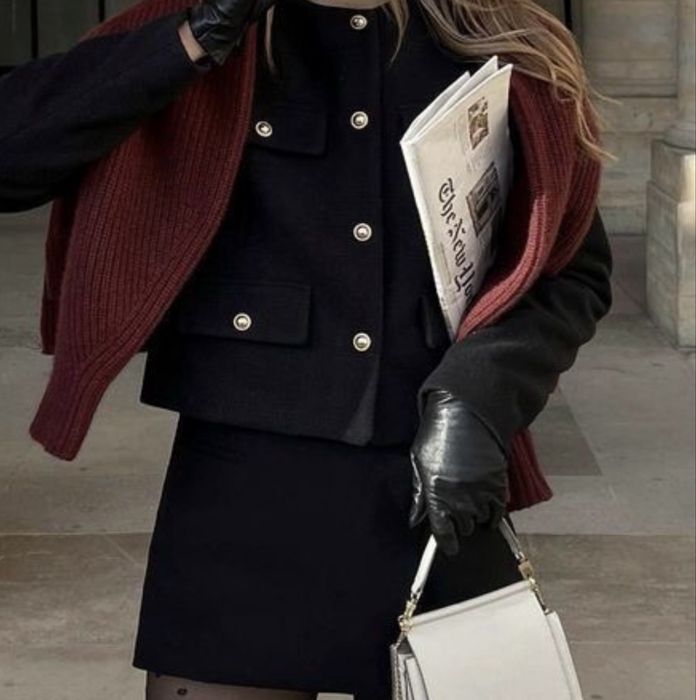 Женский черный пиджак