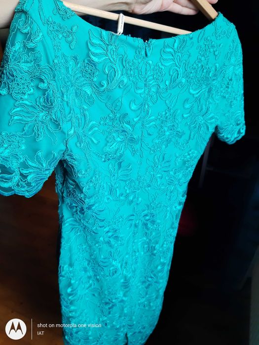 Rochie Gina Bacconi, verde smarald mărimea S-M