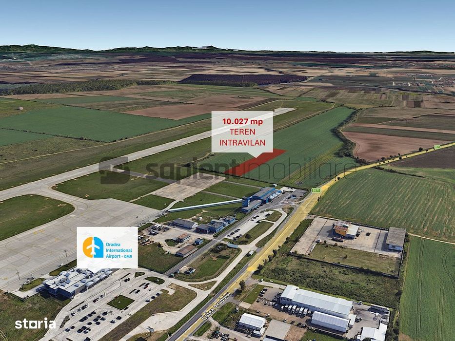 Teren intravilan – zona Aeroportului Internațional Oradea