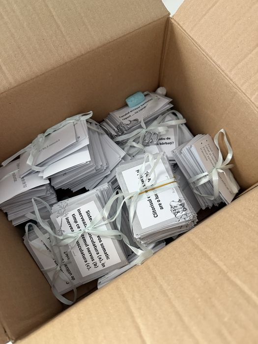 Flashcarduri Biologie – manual Corint, clasa a XI-a – Admitere Medicină