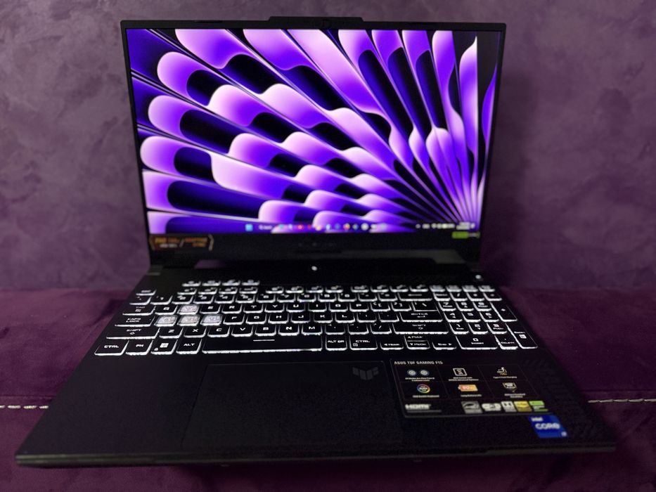 ASUS TUF F15, procesor i7 gen 13, 32gb Ram DDR5, 3 Terra ÎN GARANȚIE