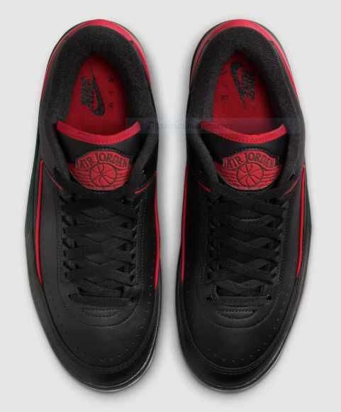 Нови Оригинални Nike Air Jordan 2 Retro Low Black/Red - 43 номер