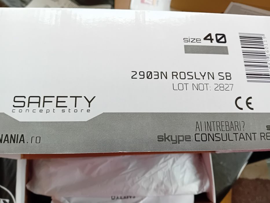 incaltamintei de protectie
