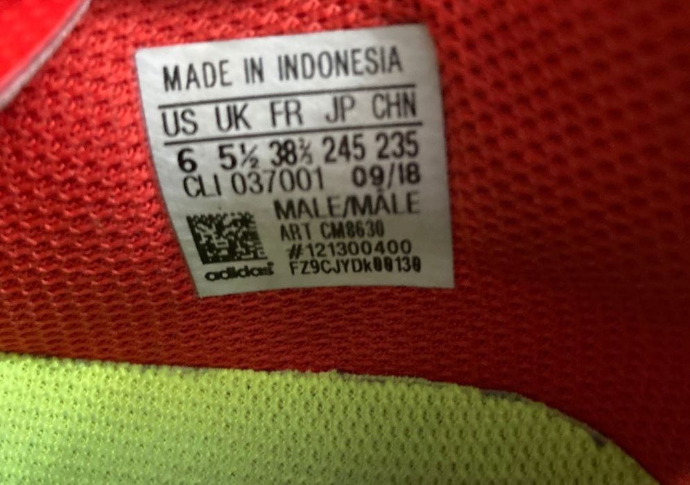 Ghete fotbal Adidas, cu crampoane, Messi 38 2/3