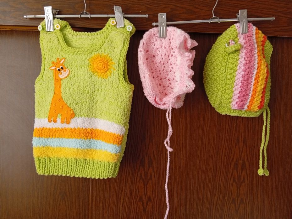Вязанные детские вещи