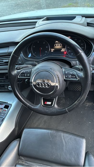 Volan piele S-LINE Audi A7 4G( comenzi si padele ) An 2010-2018