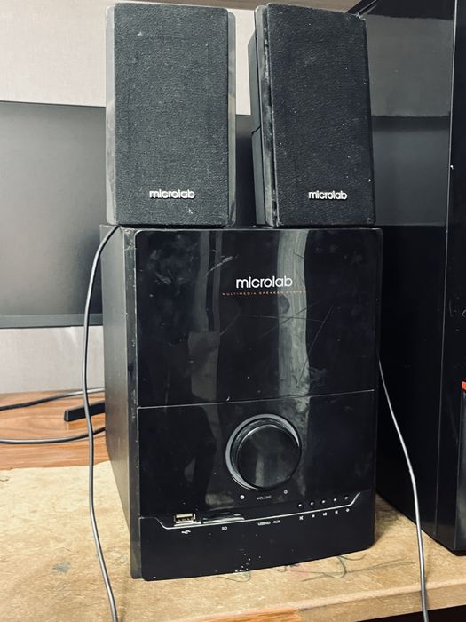 Системный блок и сабвуфер