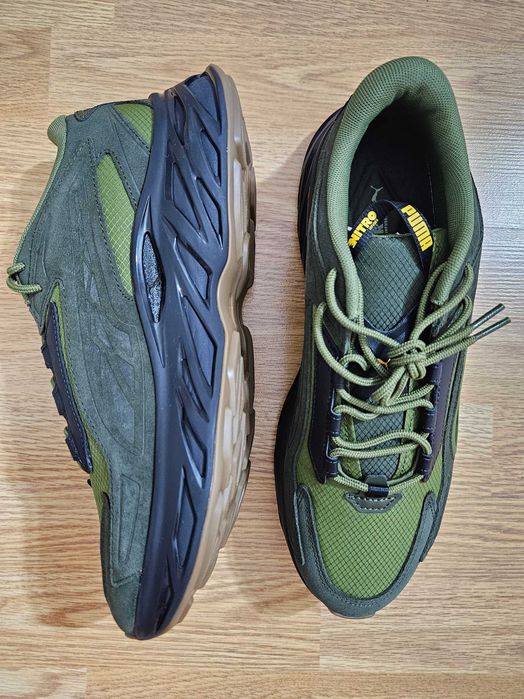 Puma EXOTEK NITRO Shoes Olive Green/Dark Olive Mar:44