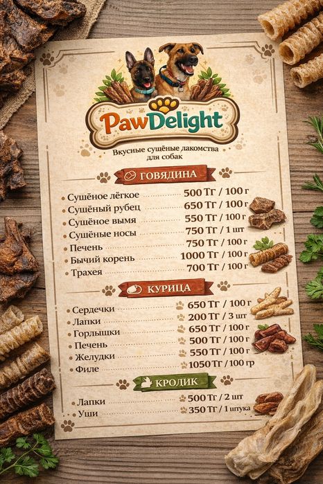 Сушеные лакомства