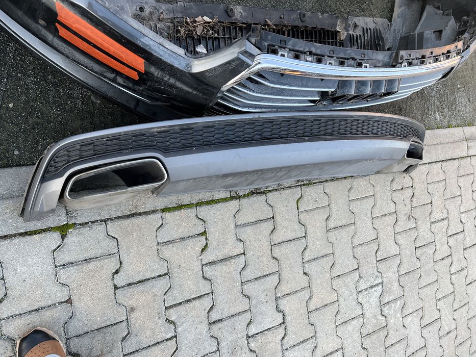 Оригинален Спойлер Дифузер Дифузьор за Audi A7 S-Line Matrix 2015-2018