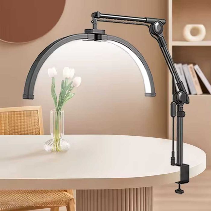 Настолна ЛЕД лампа луна/Козметична лампа за миглопластика/маникюр 32W