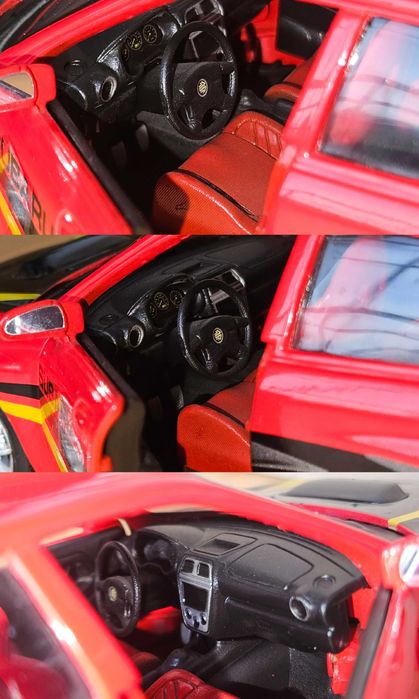 Masina de colectie Bburago Subaru Impreza WRX la scara 1/24 din metal