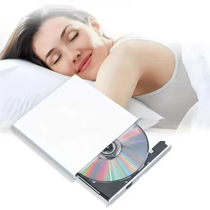 Външно CD DVD устройство USB 3.0 USB-C 2 в 1 записвачка за лаптоп и компютър
