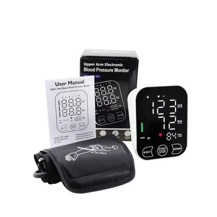 Tensiometru de brat VALA® V05, Afisaj LCD LED cu caractere mari