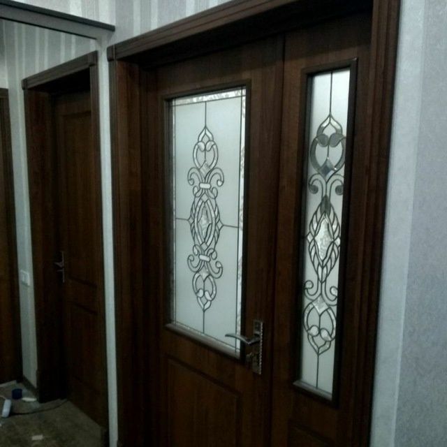 Установка дверей мдф