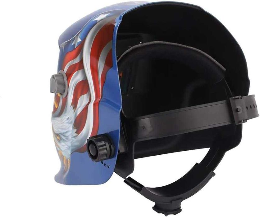 Соларна маска за заваряване-Автоматична- Blue-регулиране  9-13