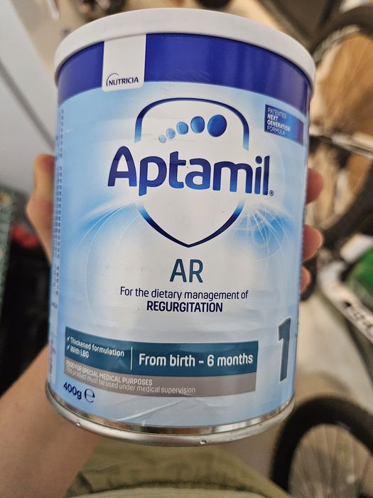 Aptamil AR 1 Мляко за кърмачета против повръщане 0-6 месеца x400 г